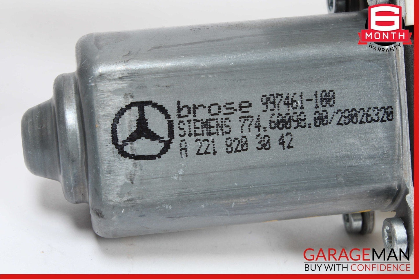 07-13 Mercedes W221 S550 S63 AMG Rear Right Side Window Regulator Motor OEM