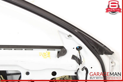 11-16 BMW 528i 535i 550i Front Left Driver Side Door Shell Panel White OEM