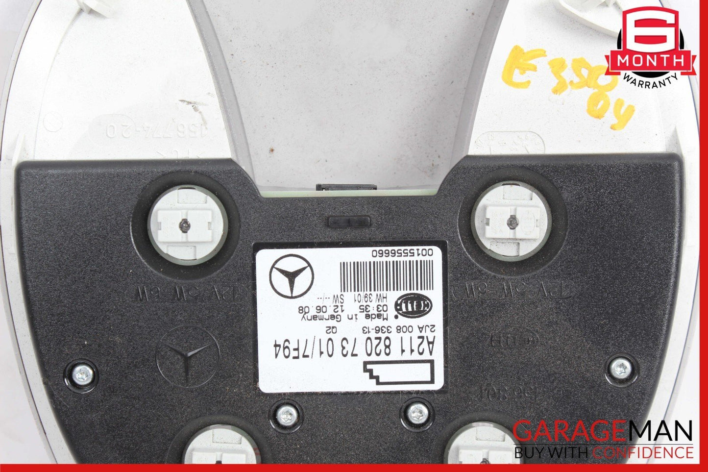 06-11 Mercedes W211 E350 CLS350 CLS550 Rear Overhead Dome Light Reading Map OEM