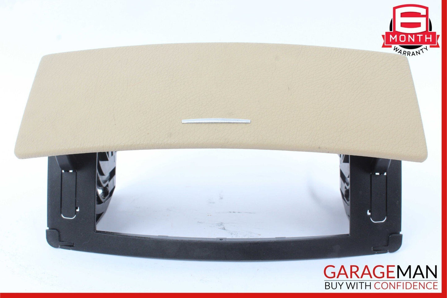 07-13 Mercedes W221 S550 S450 Center Console Dashboard CD Player Cover Beige OEM