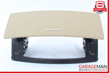 07-13 Mercedes W221 S550 S450 Center Console Dashboard CD Player Cover Beige OEM