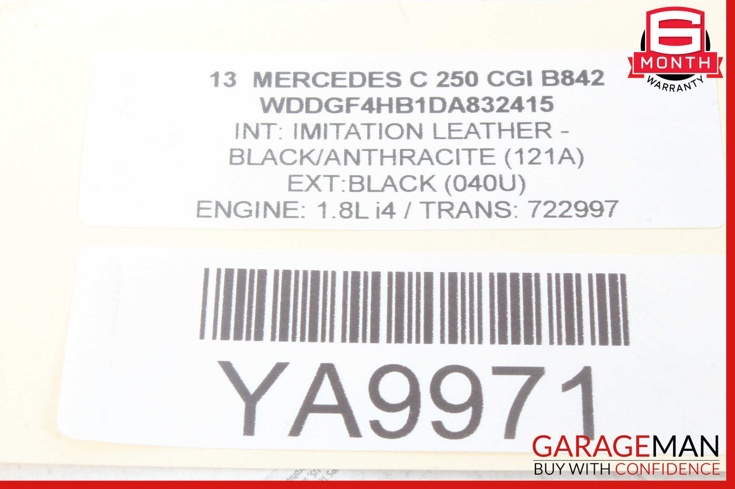 08-14 Mercedes W204 C250 C350 Sedan Front Right Door Window Regulator Motor Unit