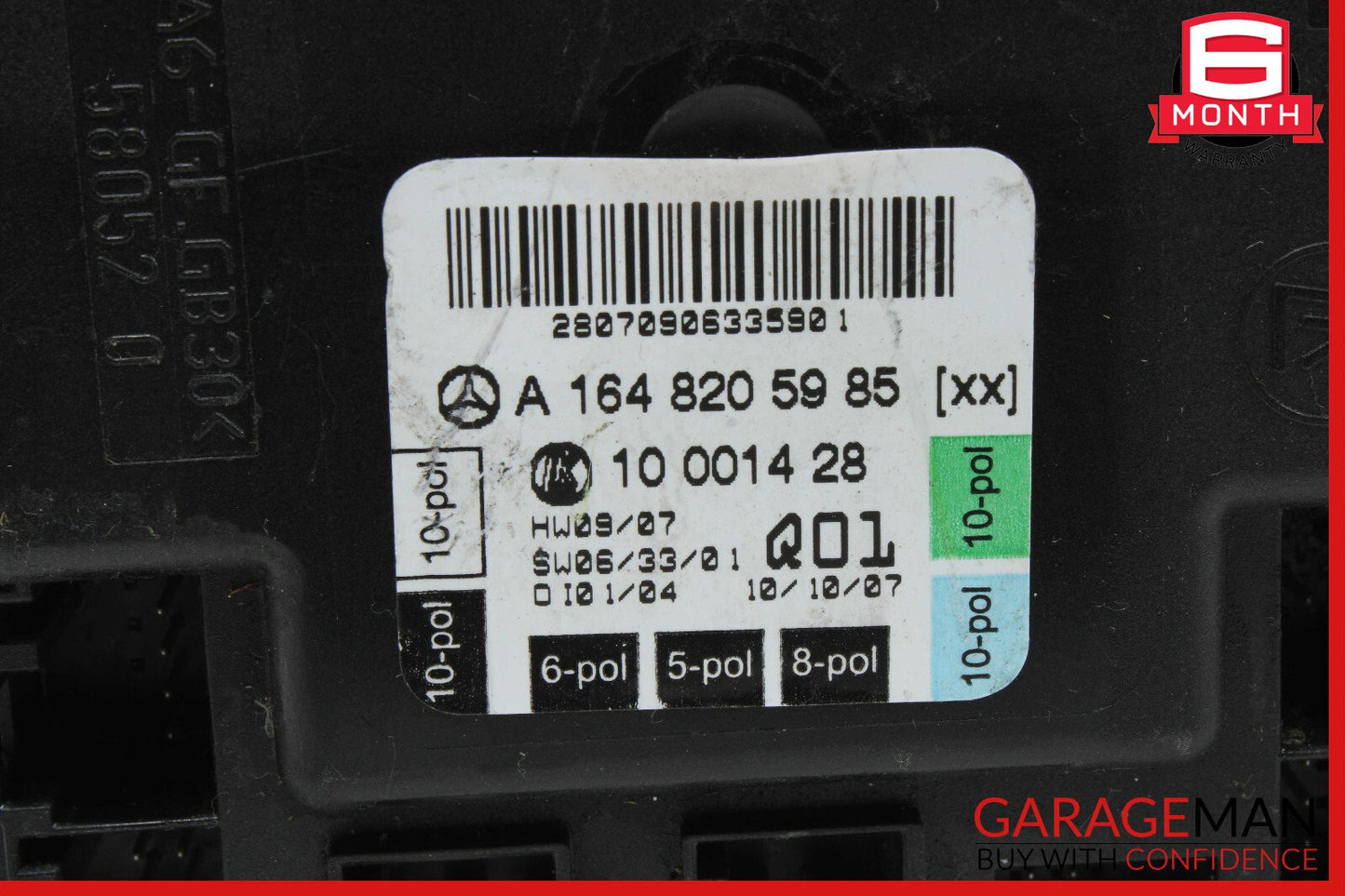 06-12 Mercedes X164 GL450 R550 ML350 Front Right Side Door Control Module OEM