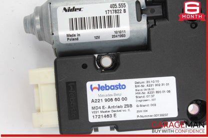 07-13 Mercedes W221 S400 Hybrid Sunroof Sun Roof Motor 2219066000 OEM