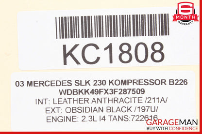 97-04 Mercedes R170 SLK320 SLK230 Dashboard A/C AC Air Vent Right Passenger OEM