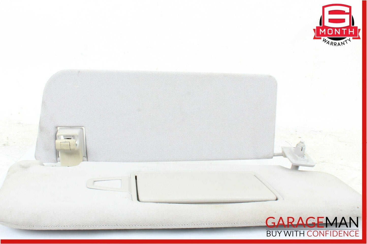 07-09 Mercedes W211 E350 E550 Front Right Sunvisor Sun Visor Shade Suede Gray