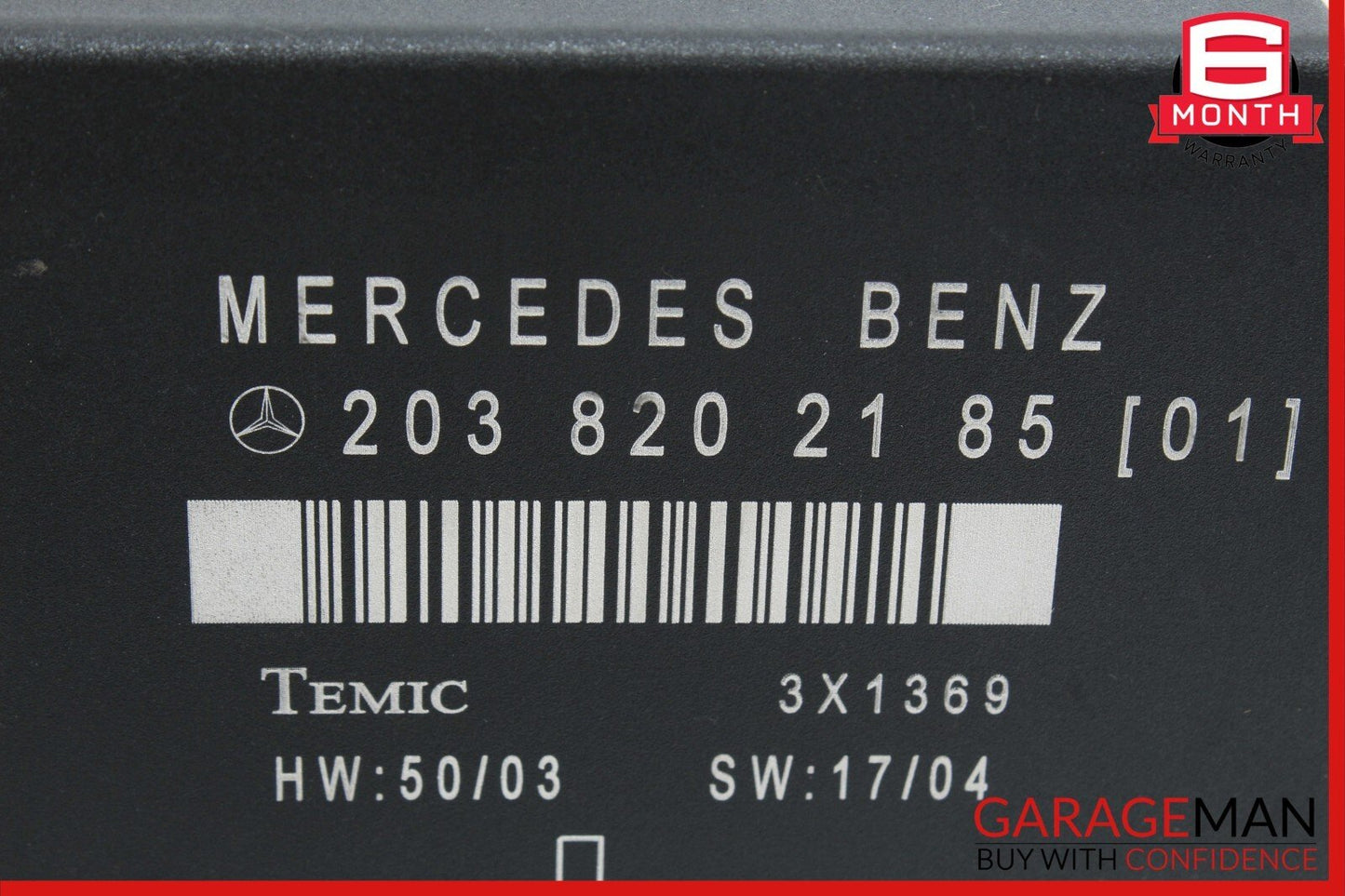 01-07 Mercedes W203 C230 C240 Door Control Module Rear Left 2038202185 OEM