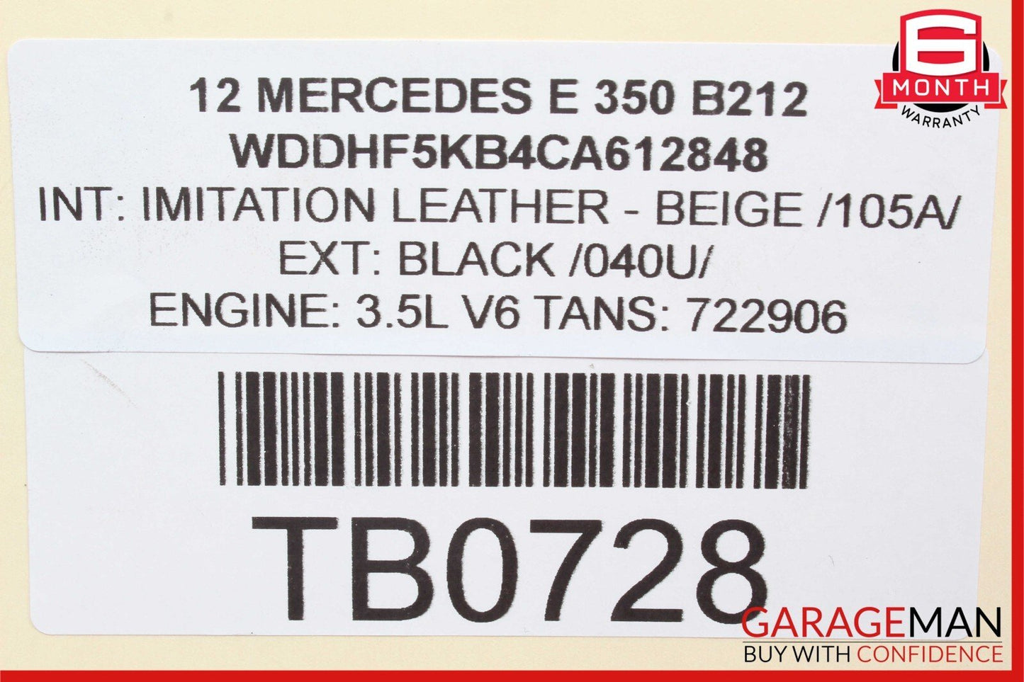 12-20 Mercedes E350 CLS400 SL450 Crankshaft Pulley Harmonic Damper OEM