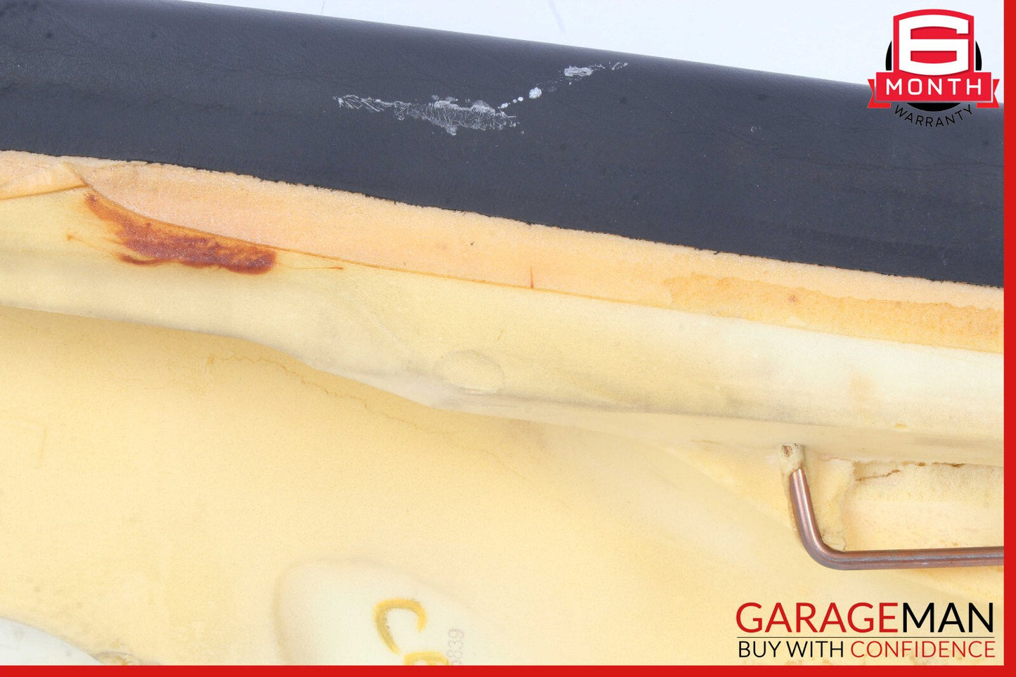 08-14 Mercedes W204 C63 Rear Left Side Seat Side Bolster Black OEM