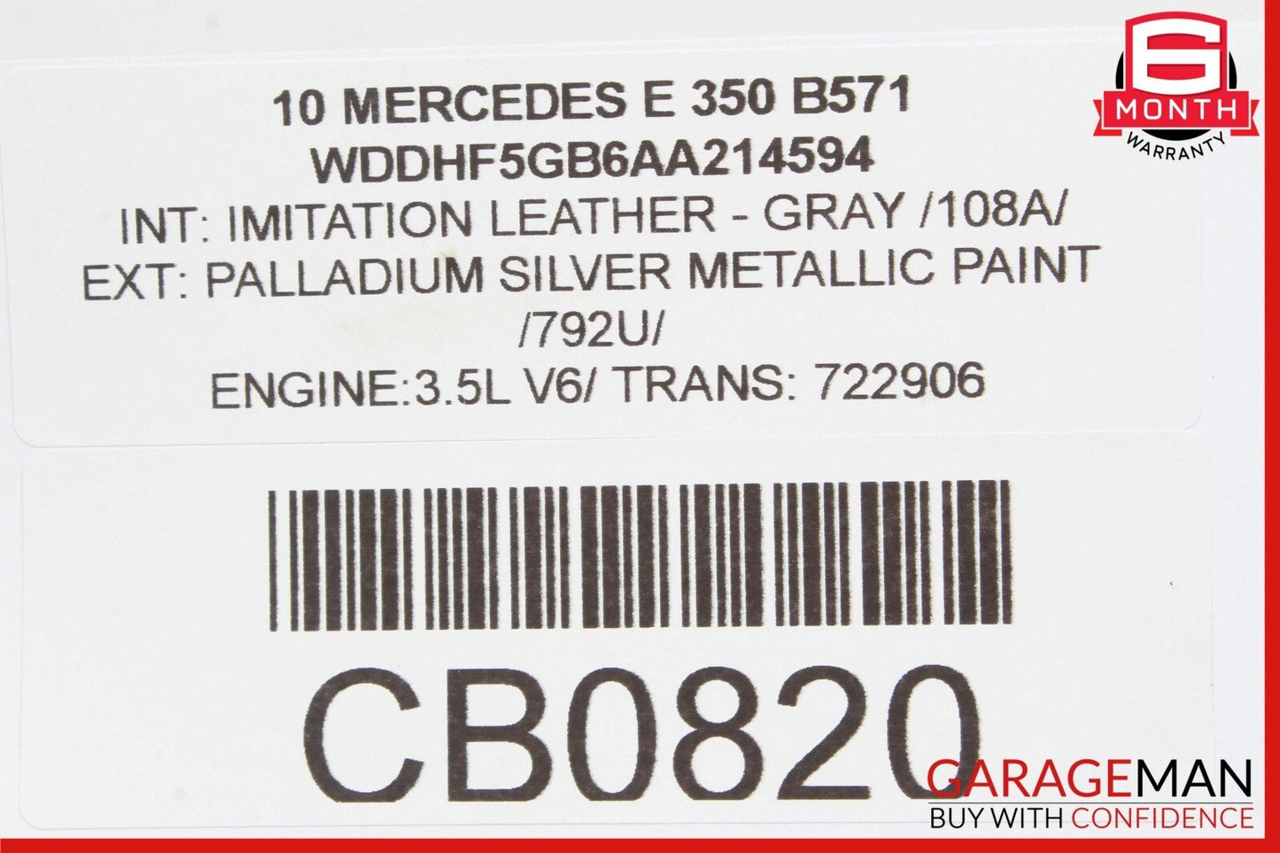 10-16 Mercedes W212 E350 E550 Front Left Driver Side Top Upper Control Arm OEM