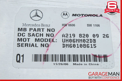 06-12 Mercedes X164 GL450 ML500 SL65 Communication Control Module 2198200926 OEM