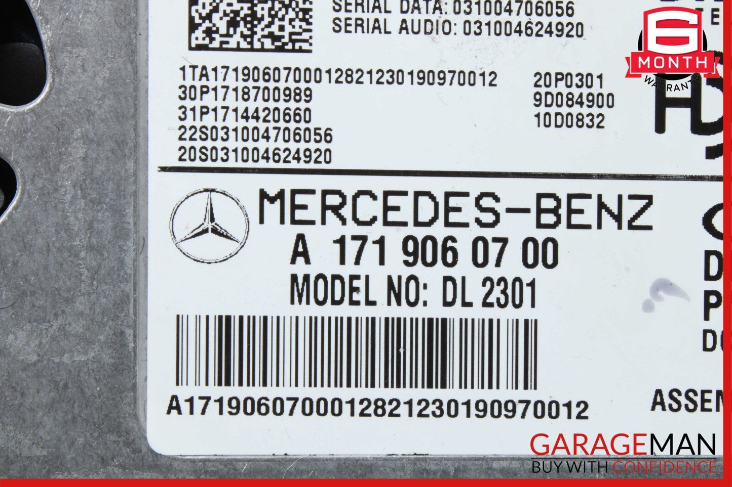 09-13 Mercedes W164 ML350 SL600 Sirius Satellite Radio Receiver Module Unit OEM