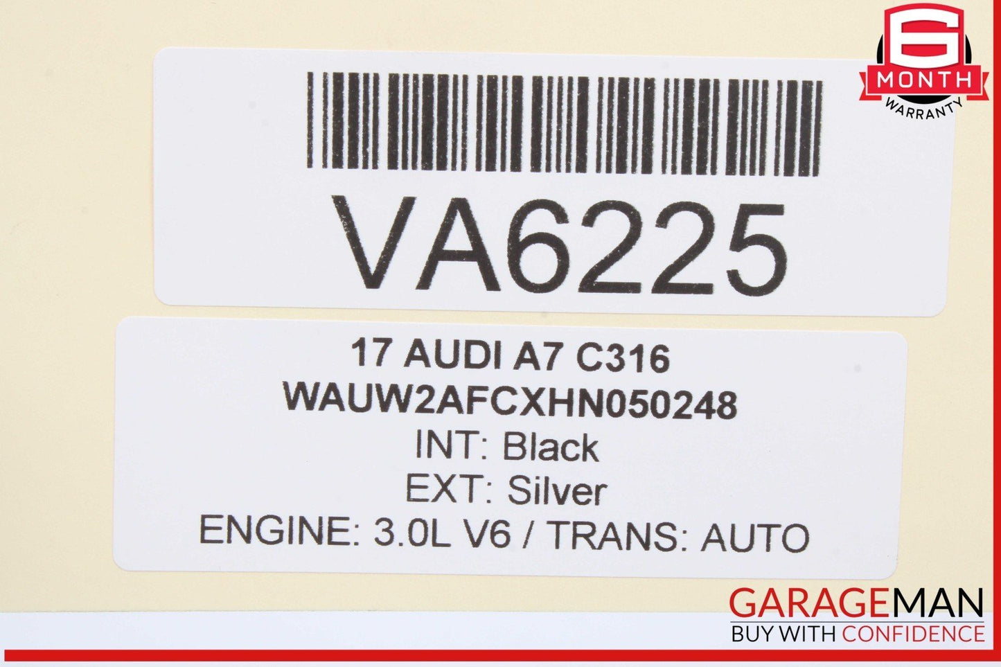 12-18 Audi A7 SQ5 Front Left Driver Side Window Regulator Motor 8K0959801B OEM