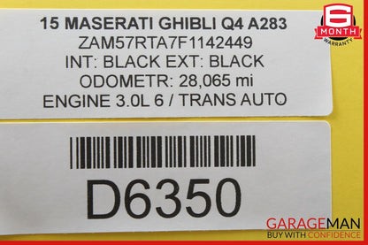 14-17 Maserati Ghibli Rear Left Driver Side Door Wiring Wire Harness OEM