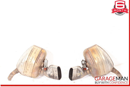 11-13 Porsche Panamera 970 3.6L Rear Right & Left Side Exhaust Muffler Tips Set