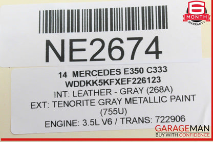 08-18 Mercedes W212 E350 Rear Right Passenger Side Door Control Module Unit OEM
