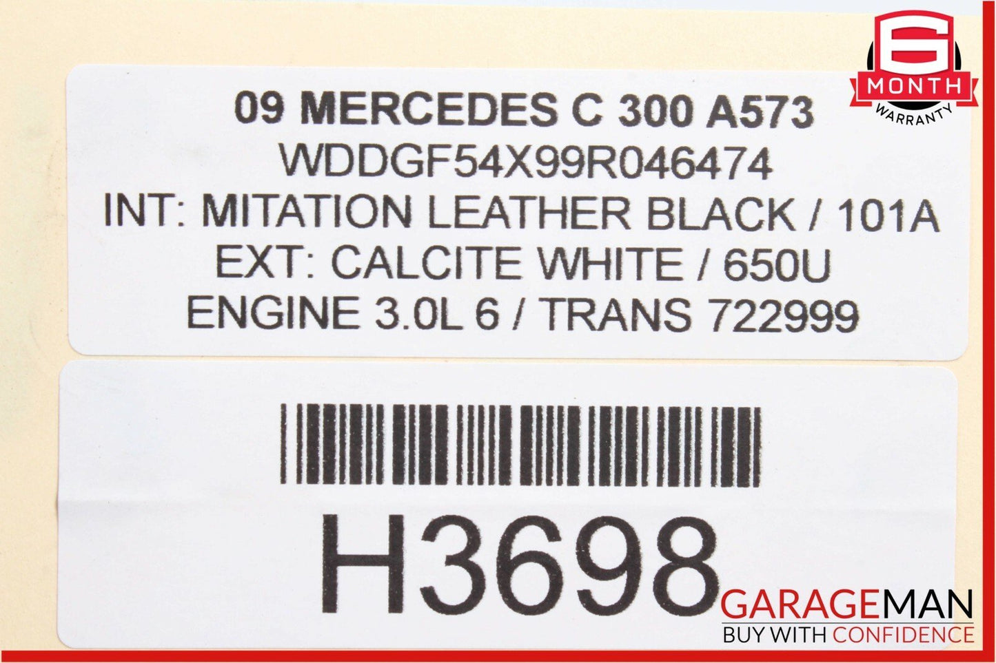 06-11 Mercedes W204 C300 SLK280 RWD 7G Automatic Transmission 722.999