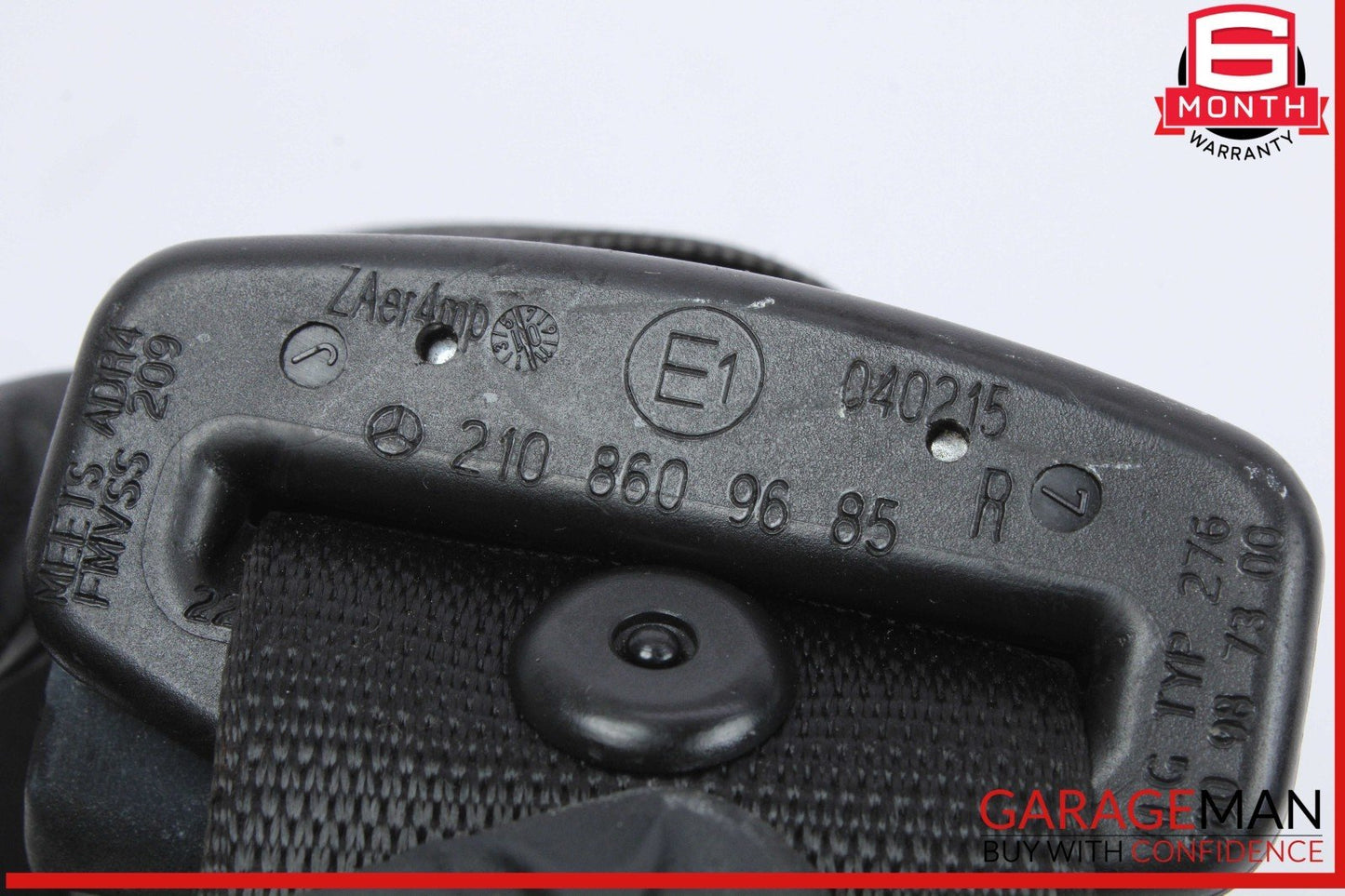 98-02 Mercedes W210 E320 Front Right Passenger Side Seatbelt Seat Belt OEM