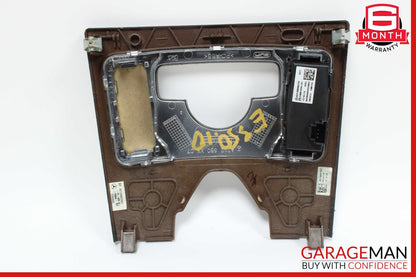 10-13 Mercedes W212 E350 E550 Center Console Switch Trim Bezel Wood OEM