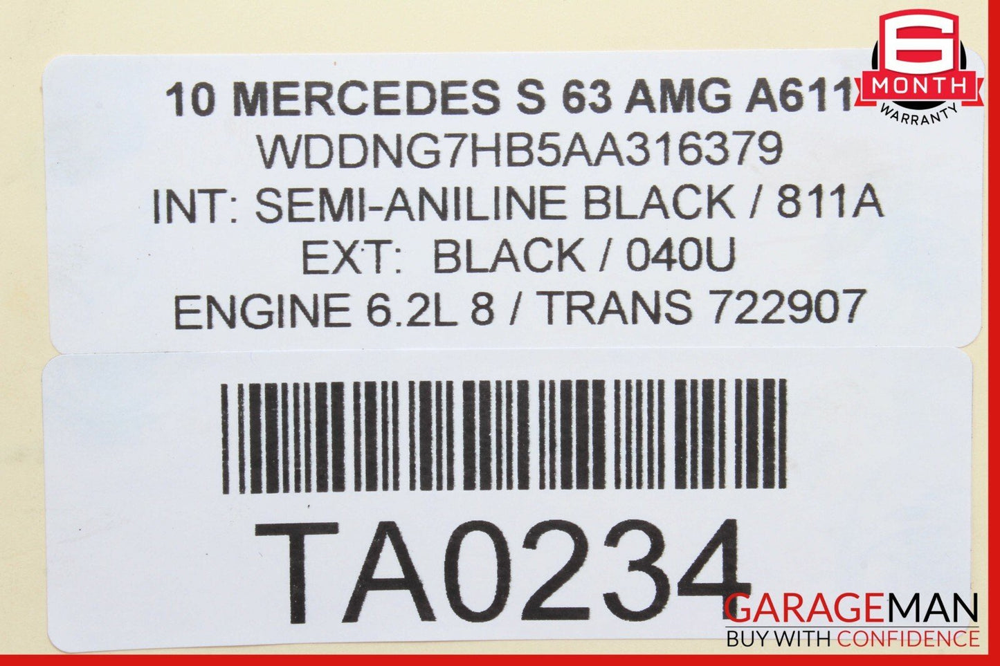 07-14 Mercedes W221 S63 CL550 Front Right Side Door Lock Latch Actuator OEM