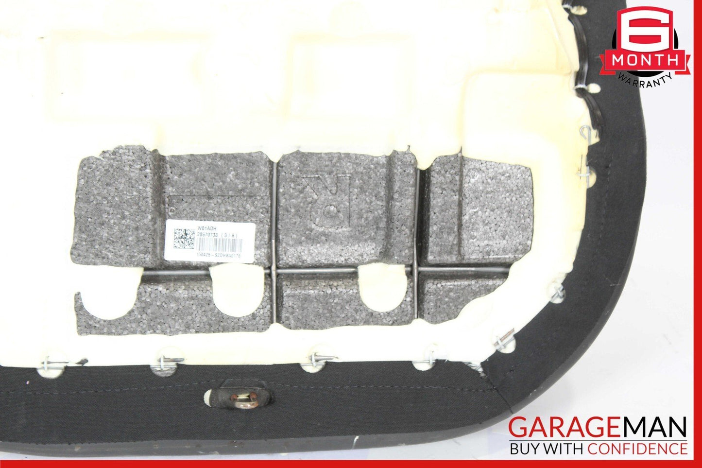 15-16 HYUNDAI GENESIS REAR LOWER BACK SEAT CUSHION COVER BLACK OEM