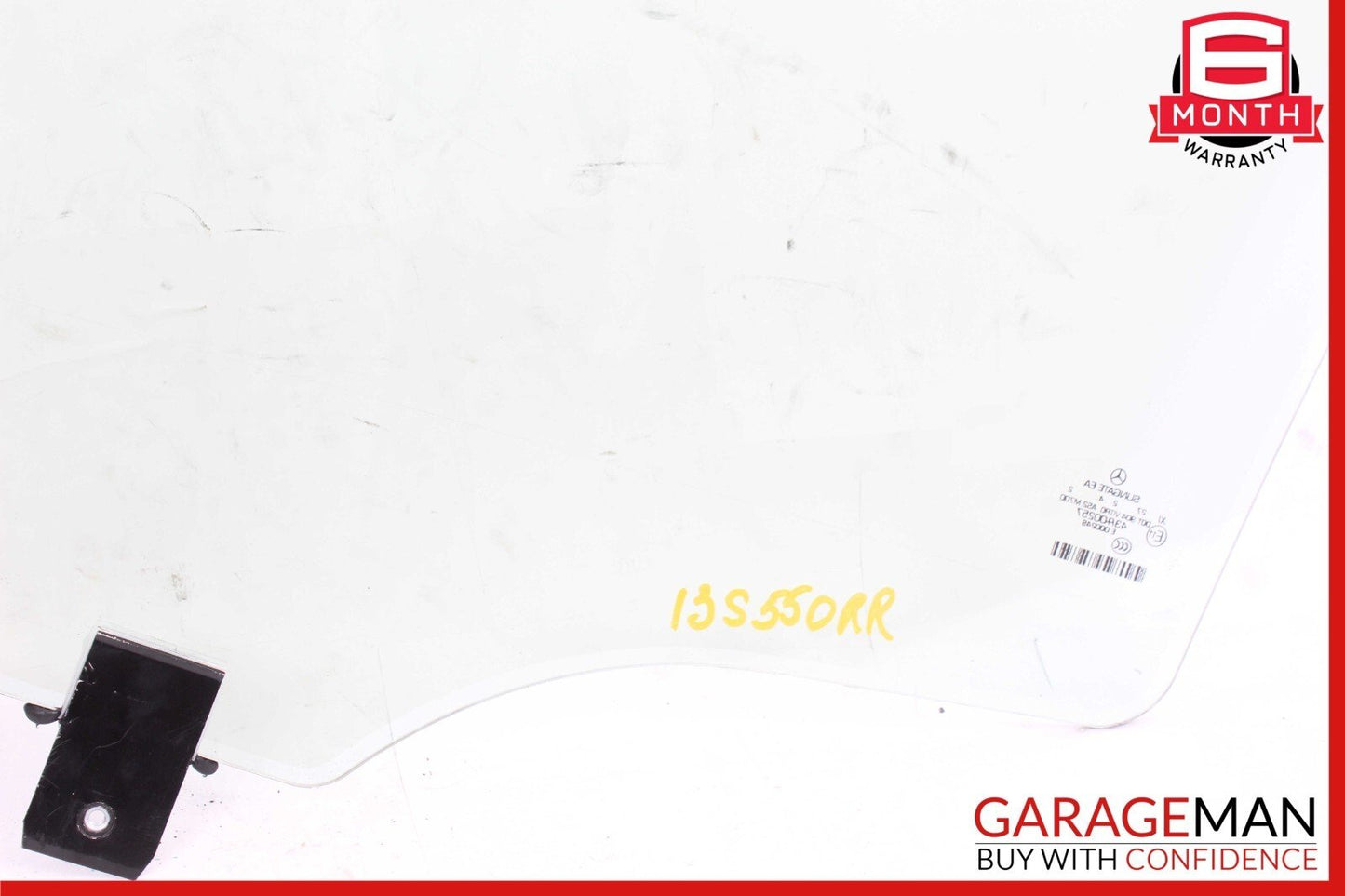 07-13 Mercedes W221 S550 S600 Rear Right Passenger Side Door Window Glass OEM