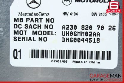 06-12 Mercedes W211 E350 SL550 Communication Control Module 2198200926 OEM