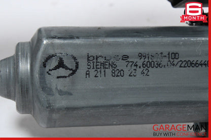 03-09 Mercedes W211 E500 E320 E550 Rear Left Door Window Regulator Motor Unit