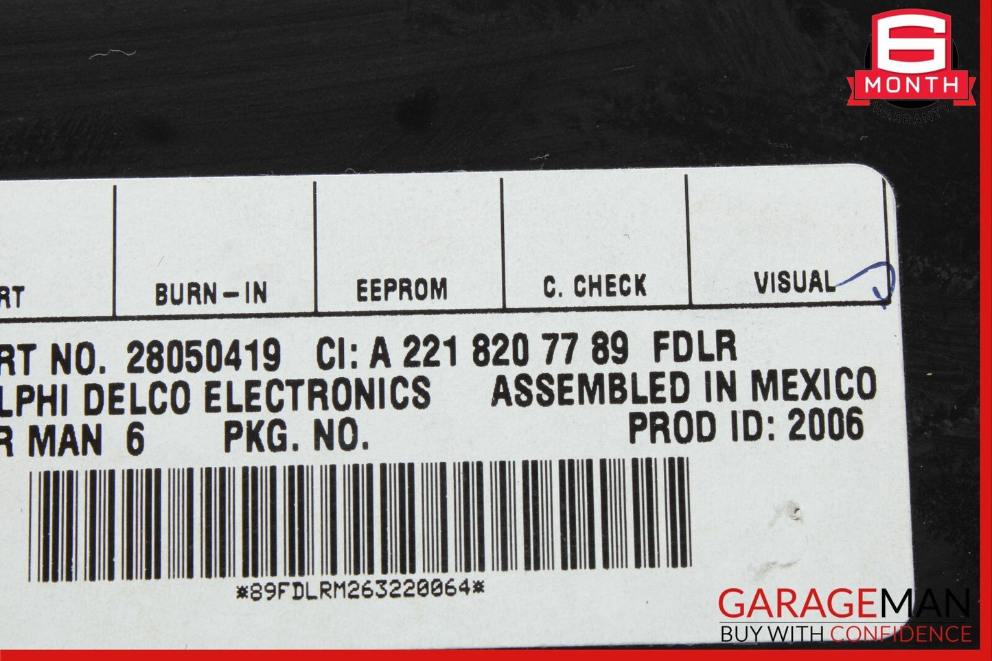 07-14 Mercedes W221 S550 SLK350 Sirius Satellite Radio Module Receiver OEM