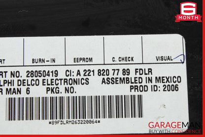 07-14 Mercedes W221 S550 SLK350 Sirius Satellite Radio Module Receiver OEM