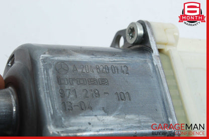 08-14 Mercedes W204 C250 Front Left Driver Side Door Window Regulator Motor OEM