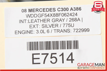 08-15 Mercedes W204 C300 Front Right Passenger Side Seat Control Switch OEM