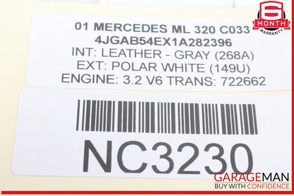 98-05 Mercedes W163 ML320 ML350 Front Drive Shaft Driveshaft Axle 1634100201 OEM
