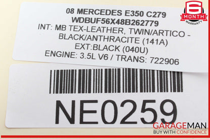 08-20 Mercedes W212 E350 E550 E400 Front Left Side Door Lock Latch Actuator OEM