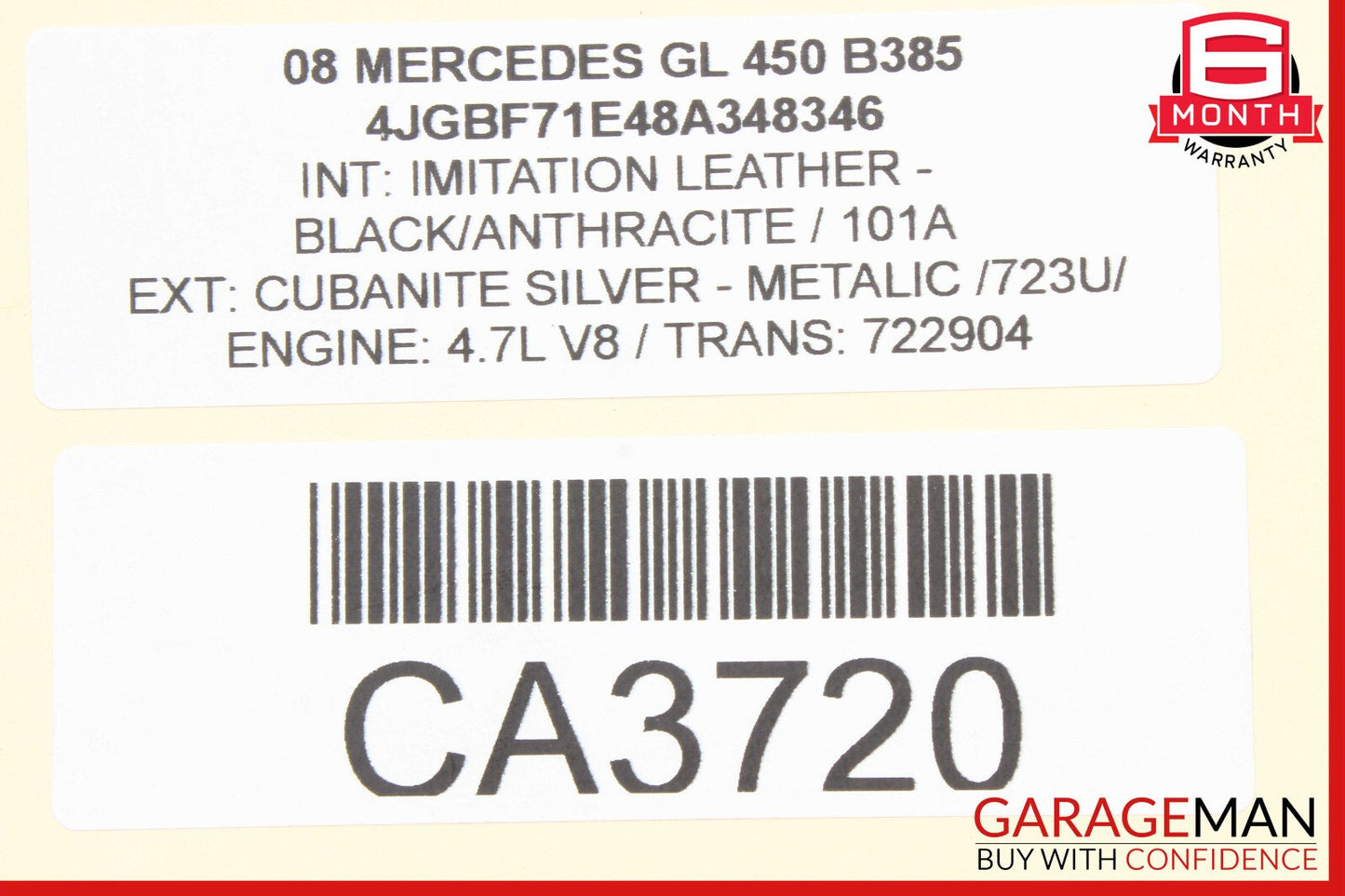 07-19 Mercedes X164 GL450 GLS550 GL320 3rd Third Row Seat Motor 1648202342 OEM