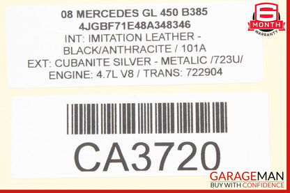 07-19 Mercedes X164 GL450 GLS550 GL320 3rd Third Row Seat Motor 1648202342 OEM