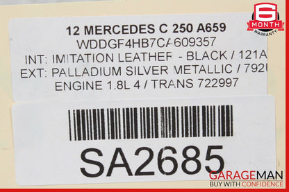 12-15 Mercedes C250 SLK250 7G Tronic Automatic Transmission Assembly 722.997 64k