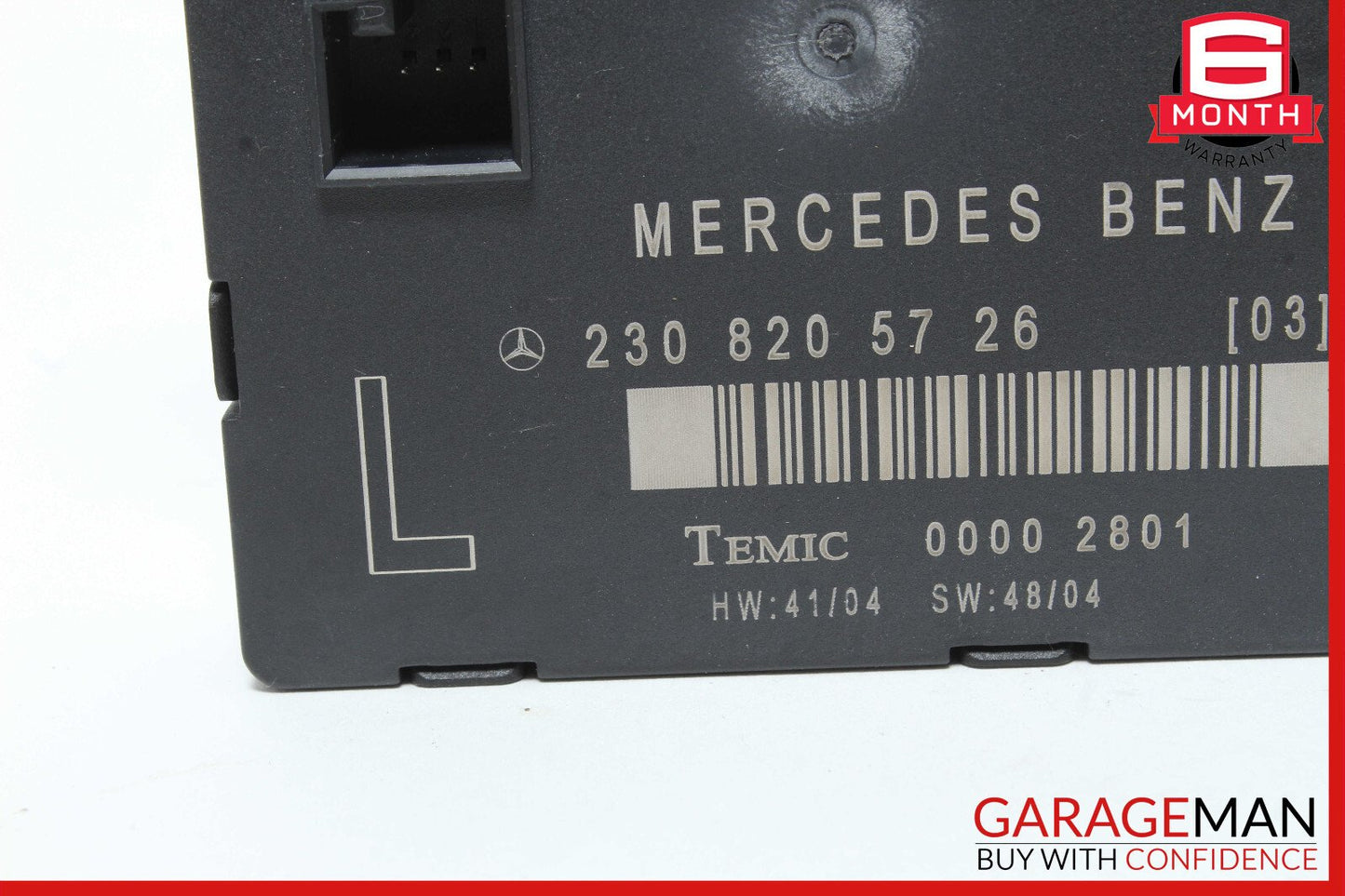 03-12 Mercedes R230 SL550 SL55 AMG Door Control Module Left Side OEM