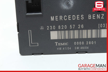 03-12 Mercedes R230 SL550 SL55 AMG Door Control Module Left Side OEM
