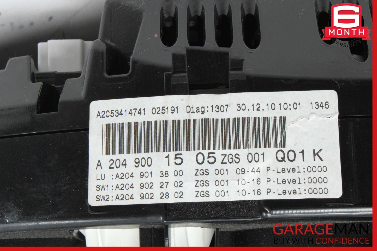 08-11 Mercedes W204 C300 C350 Speedometer Odometer Instrument Cluster Gauge OEM