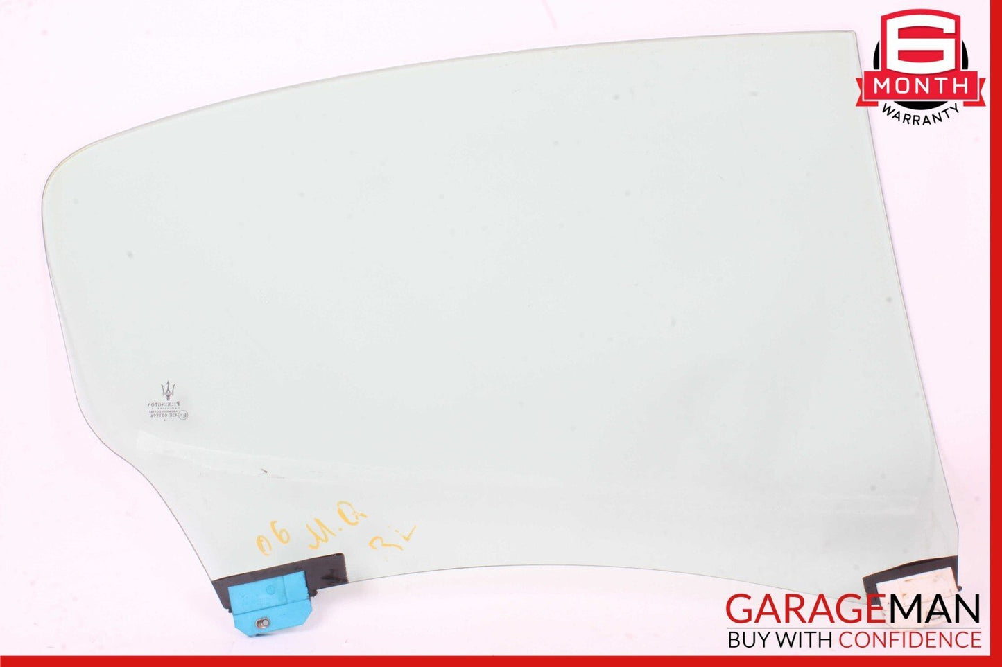 03-13 Maserati Quattroporte M139 Rear Left Side Door Window Glass OEM