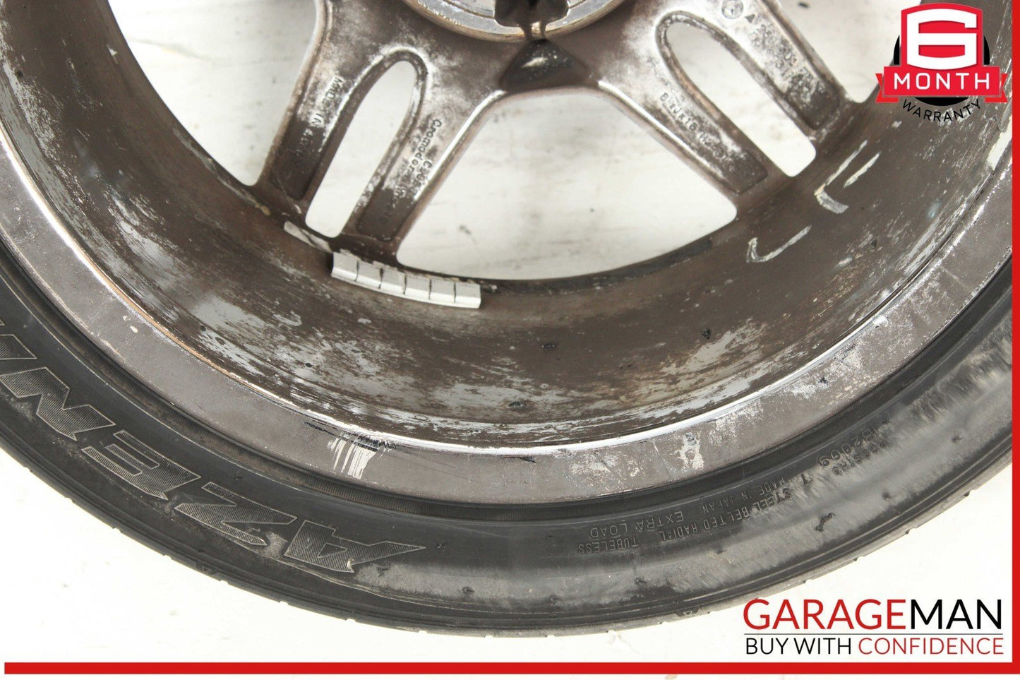 03-12 Mercedes R230 SL550 SL65 AMG Front Wheel Tire Rim 8.5Jx18H2 ET30 OEM