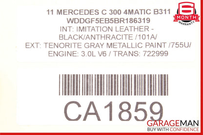 08-20 Mercedes W204 C300 C350 E350 Headlight Fog Light Switch Control Module OEM