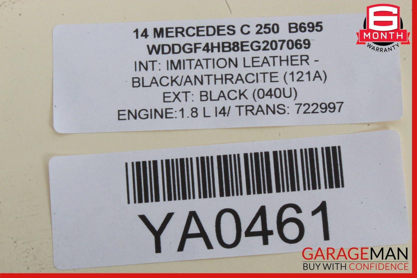 08-14 Mercedes W204 C250 C350 Front Right Side Door Window Regulator Motor