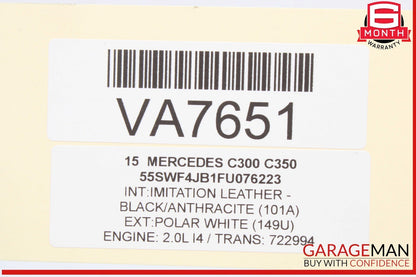 15-20 Mercedes W205 C300 C350e Front Right Side Door Window Regulator Motor OEM
