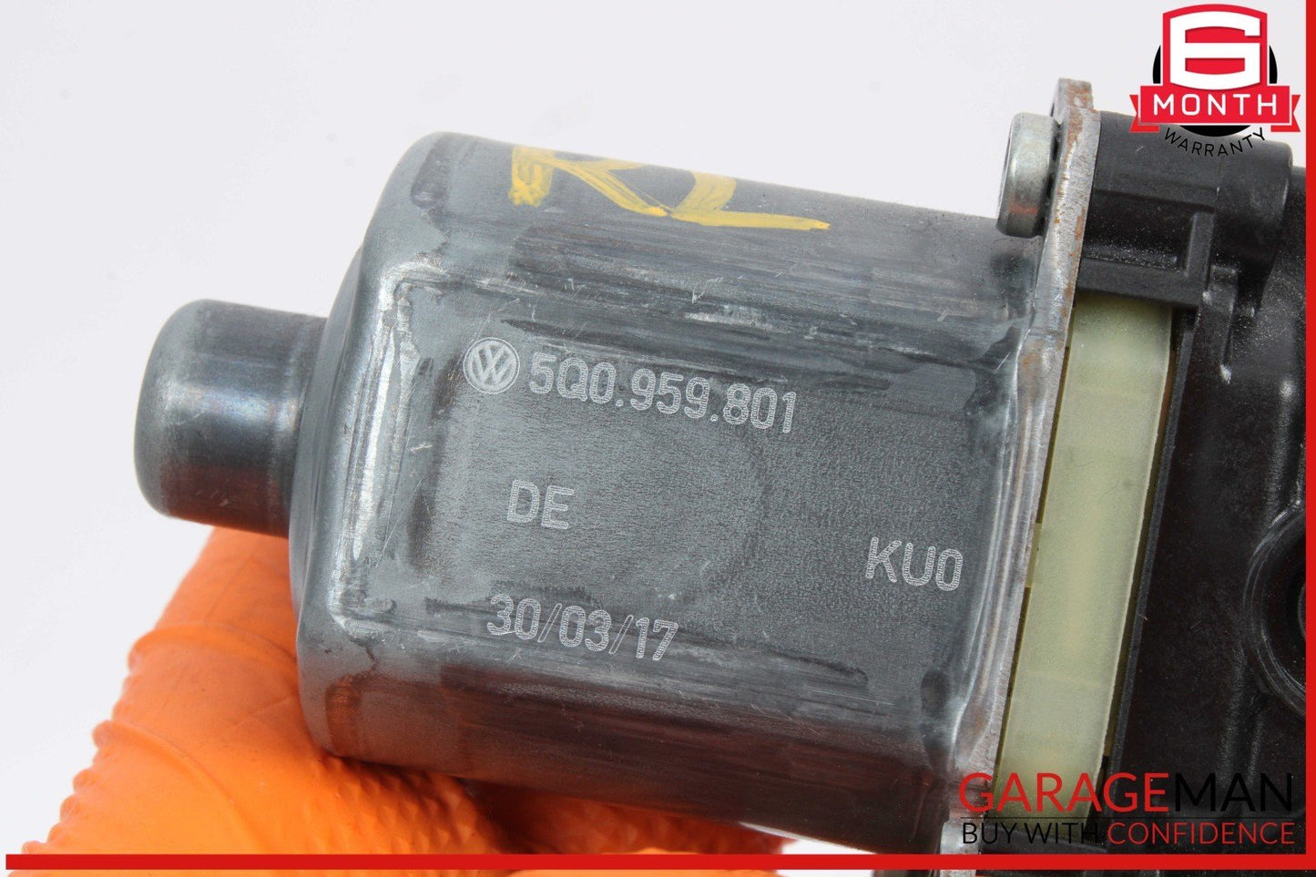 17-24 Audi A3 A4 Q7 Rear Left Driver Side Window Regulator Motor 8W0959801  OEM