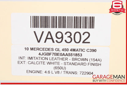 10-12 Mercedes X164 GL450 Parktronic Park Assist Control Module 1649005000 OEM