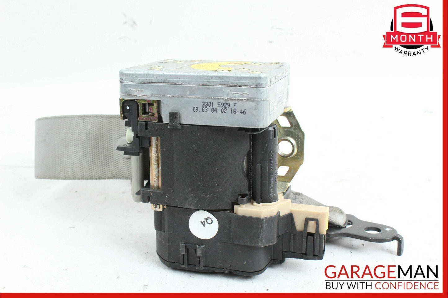 03-06 Mercedes R230 SL500 SL55 Right Side Seatbelt Seat Belt Retractor Gray OEM