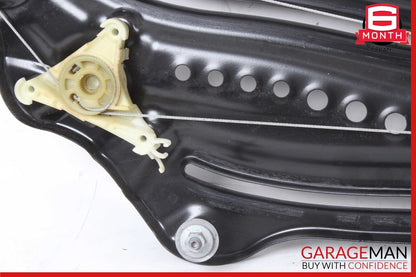 10-17 Audi S5 A5 Convertible Rear Left Quarter Window Regulator Motor Plate OEM