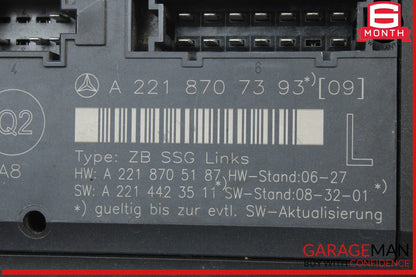 07-13 Mercedes W221 S400 Front Left Driver Side Under Seat Control Module OEM